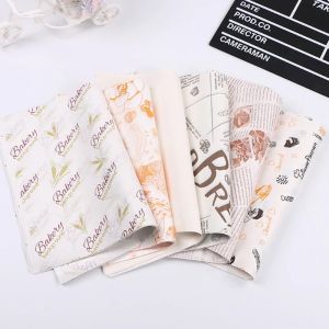 custom CMYK Pantone Fast Food Printed Greaseproof Paper PE coated