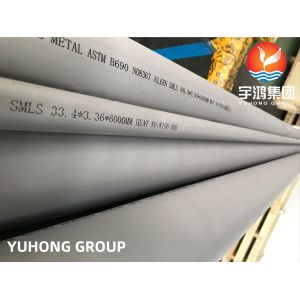 Quality ASTM B690 Alloy 8367 Nickel Chromium Molybdenum Alloy Seamless Pipe for sale