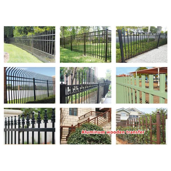 Galvanized Steel Spear Picket Top Tubular Garrison Australia Steel Fence