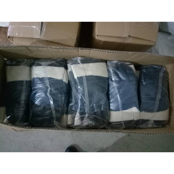 N51001-J/51001-I Heavy Duty Canvas Cuff Nitrile Work Safety Glove for Chemical Industry