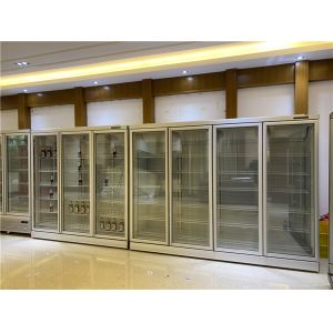 Commercial Muilt - Door Split Style Drink Display Refrigerator