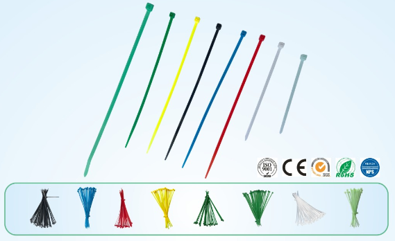 RoHS Certificated UL94V2 Self Lockin Nylon 66 Cable Ties