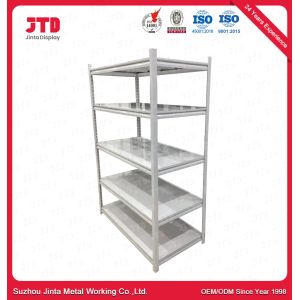 China 180kg Per Layer Boltless Metal Shelving 300mm 900mm Double Rivet on sale