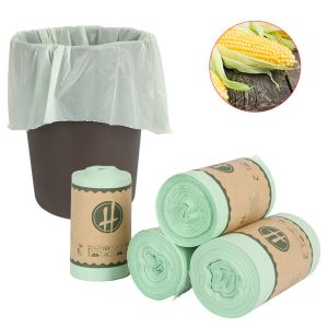 Corn Starch Compostable Plastic Trash Bags 10mic-100mic Biodegradable
