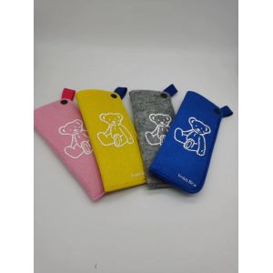 Quality Canvas Colorful Childrens Cartoon Eyewear 600D Nylon Soft Sunglasses Case for sale