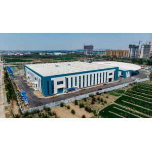 OEM Pharmaceutical Logistics Prefabricated Metal Buildings H Section Portal