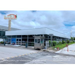 20m 30m 40m Hard Wall Thermal Roof Cube Structure Tent For Showroom