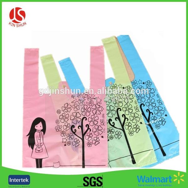 top quality food grade cornstarch biodegradable plastic shopping bag with logos