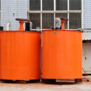Quality 0.58m3 Mining Mixer Agitation Tank For Gold Plant for sale