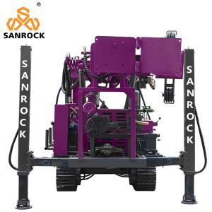 Crawler Core Drilling Rig Machine Hydraulic Exploration 500m Core Drilling Rig