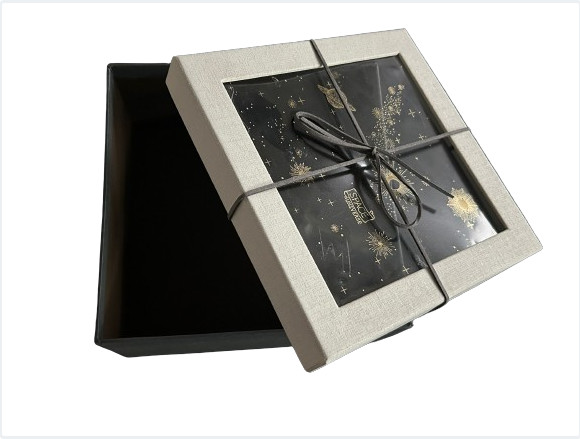 Buy Luxury Window Gift Box Custom Size Satin Finish For Special Gifts at wholesale prices