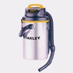 Silver Industrial Vacuum Cleaners 13L 4HP Hang Up Stainless Steel Stanley