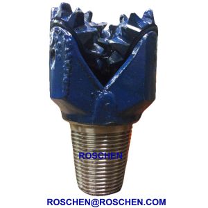 Three Cone Chisel 104.8mm Tricone Drill Bit / Tricone Rock Bit For Very Hard