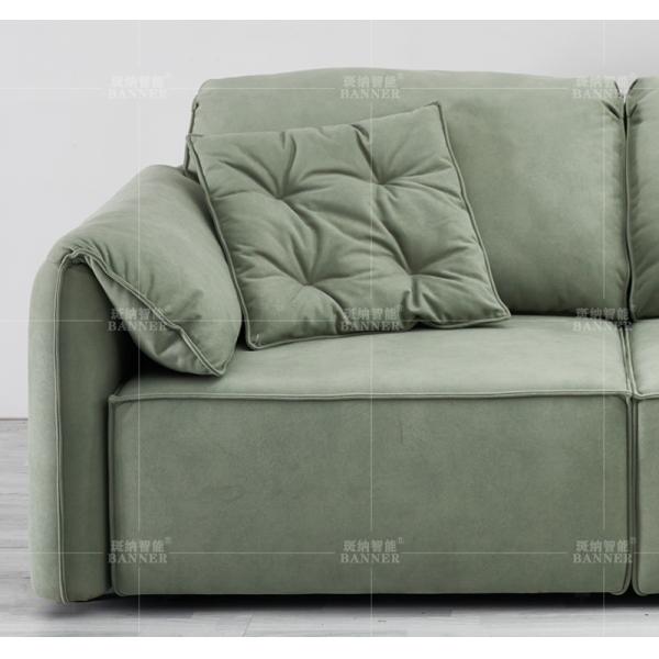 BN Technology Velvet Sofa Electric Recliner Nordic Italian Living Room Elephant Ear Extension Functional Sofa