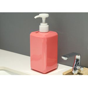 400ml Square PETG Cosmetic Bottle With Pump Recyclable Durable