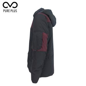 Multi Functional Hooded Padded Jacket Mens Stock Garment ISO Standard