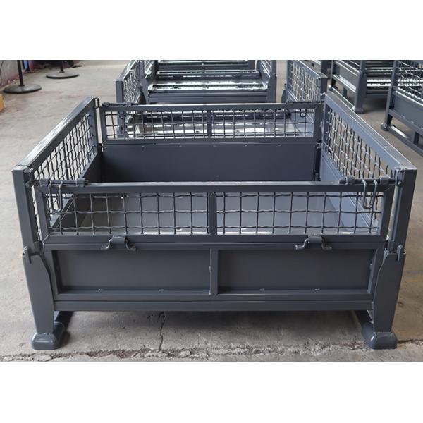 Buy 1.5T Load Collapsible Wire Pallet Cages Pallet Container Customized at wholesale prices