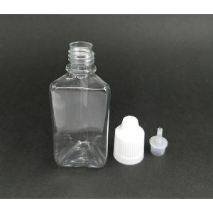 Quality 30ml Triangular Shape Plastic Bottle PET With Dropper Tip for sale
