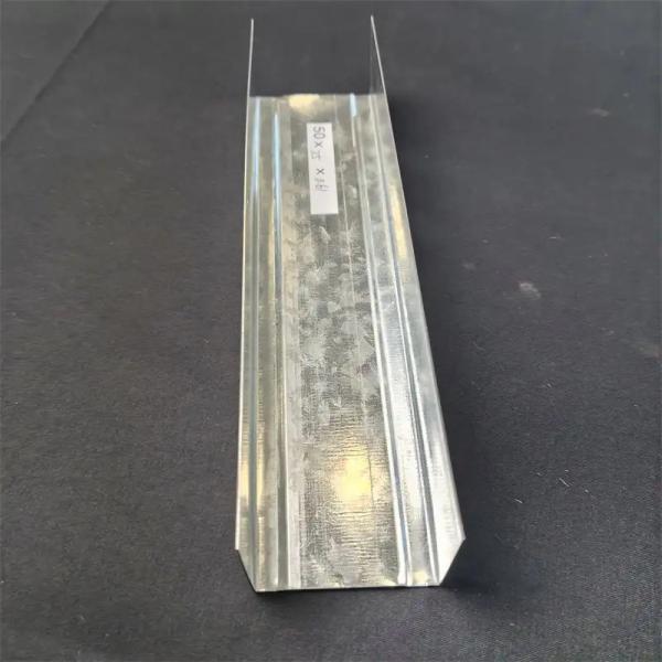 Buy U Shaped Light Steel Keel Wall 50mm X 35mm X 0.6mm Galvanized U Track Metal Stud at wholesale prices