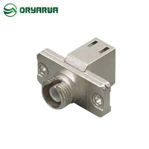 Metal Body Hybrid Flange LC To FC Adapter Simplex Single Mode