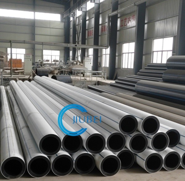 Excellent Flexibility HDPE White-black Cooextruded Pipe With Steel Flanges
