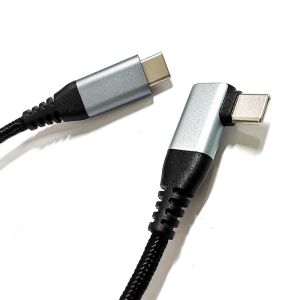 Hot Selling Nylon Braided Electrical Cable Phone C-type to C-type Cable type-c