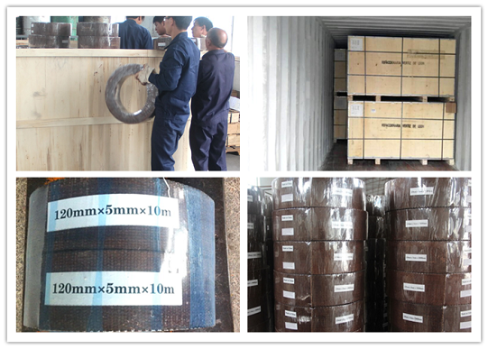Environmental Brake Shoe Lining Material Asbestos Free Shock Resistance
