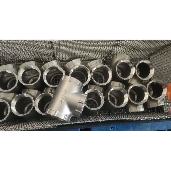 Thread End ISO4144 SS Pipe Fittings DIN2999 Stainless Steel Tee