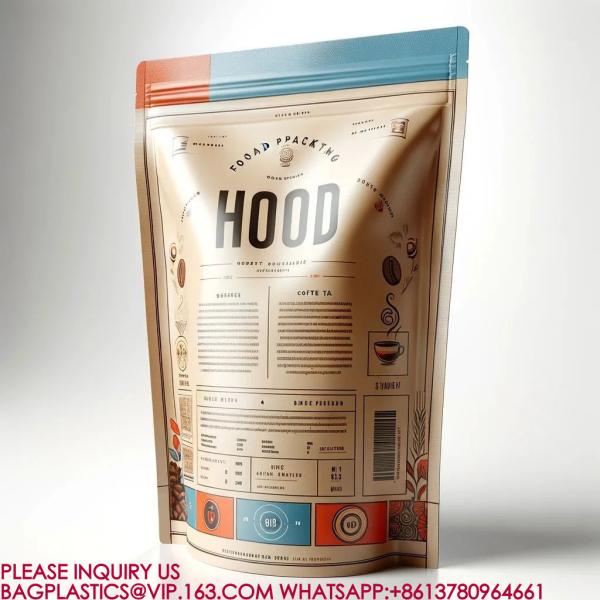 Food Packaging Bags Reusable Mylar Bags Plastic Packaging Candy Cookies Snack Bags pack