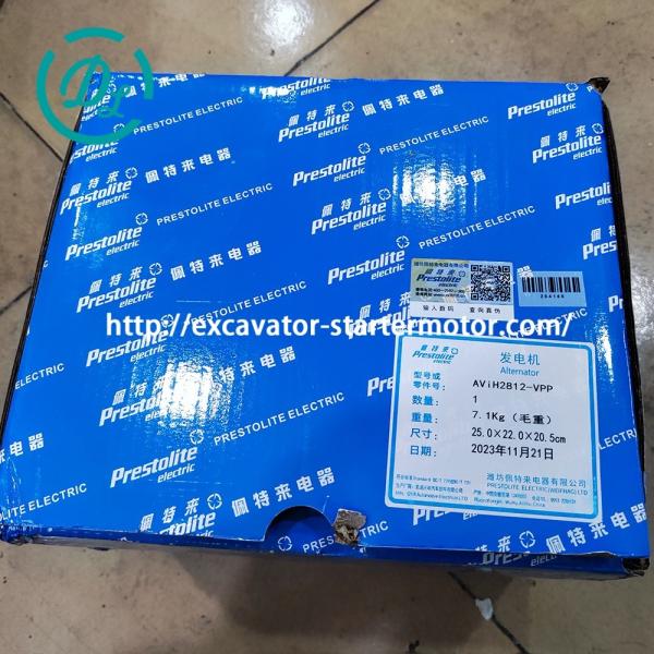 EexcavaStart Prestolite AViH2812-VPP Excavator Alternator 24V 80A ISDF4.5 Engine