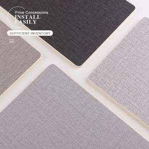 Waterproof Fabric Bamboo Charcoal Wood Veneer Wall Panels Mould Proof