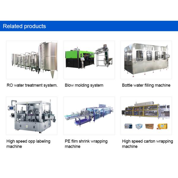 3P 7.5kw 2000ml Bottled Water Filling Machine Mechanical Driven
