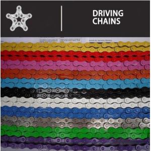 ODM Colourful Bicycle Transmission Drive Chains 4020 2010 ISO9001