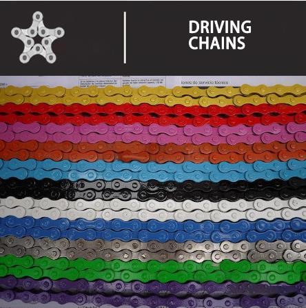 Buy ODM Colourful Bicycle Transmission Drive Chains 4020 2010 ISO9001 at wholesale prices