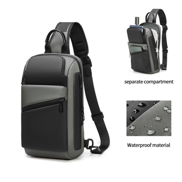 Buy Casual Mens Sling Bag Single Shoulder Crossbody Bag Collapsible at wholesale prices
