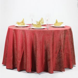 100% Polyester Hotel Dinning Wedding Table Linens Logo Print