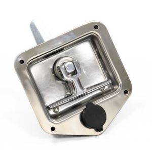 Textured Black Spraying T Handle Flush Latch Zinc Alloy