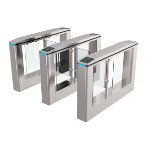 Brushless Motor 14 Pairs Swing Barrier Gate 600mm Width