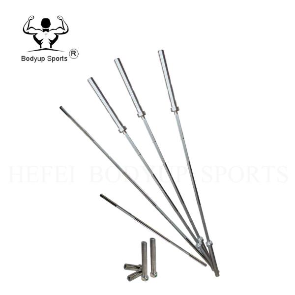 Buy 72" Steel Weight Lifting Equipment , Body Building Bars 50mm Diameter at wholesale prices