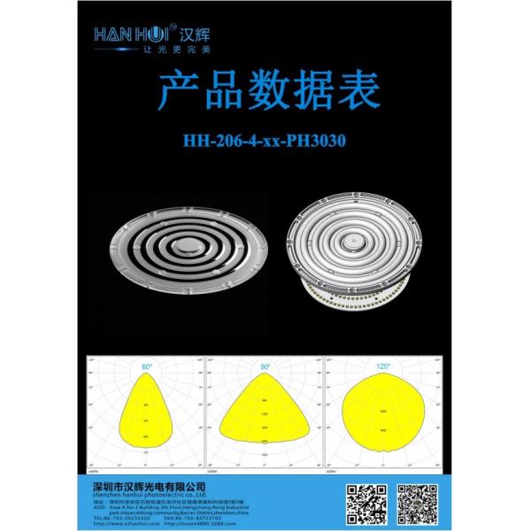 Buy 60°/90°/120° Available 184×9.5mm 3030 LED Lens Energy Savings Optimal Illumination For UFO High Bay Lighting at wholesale prices