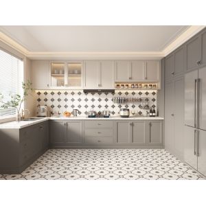 China Furniture Island Manufacturer Modern Cupboard Designs Lacquer Kitchen Cabinet on sale