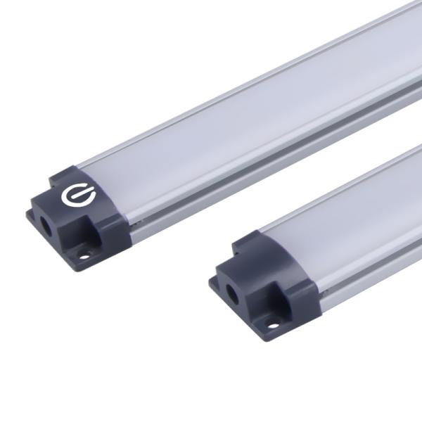 3W IP20 Undermount LED Cabinet Lights Aluminum PMMA Point Touch