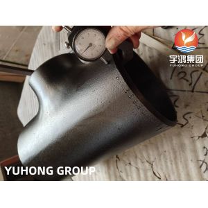 ASTM A234 WPB Carbon Steel Buttweld Black Tees