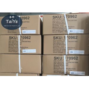 Prison Concertina Galvanized Razor Barbed Tape Wire High Quality