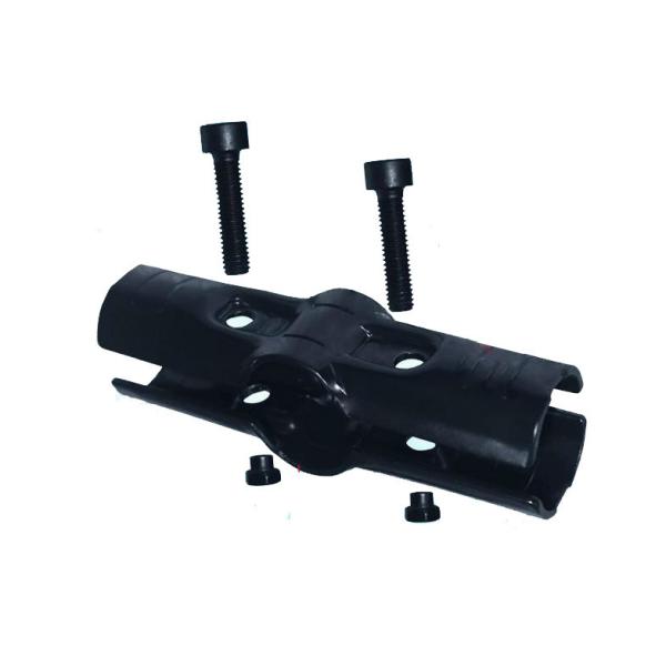 Buy SPCC Steel 4-way Metal Pipe Connectors , Cross Ectrophoresis / Chrome Pipe Fittings at wholesale prices