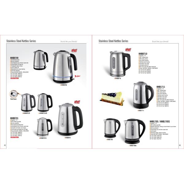 Electric Kettle with Automatic Shut-Off and Boil-Dry Protection