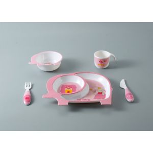 China LFGB 5pc Divided Compartment Melamine Dinnerware Set on sale