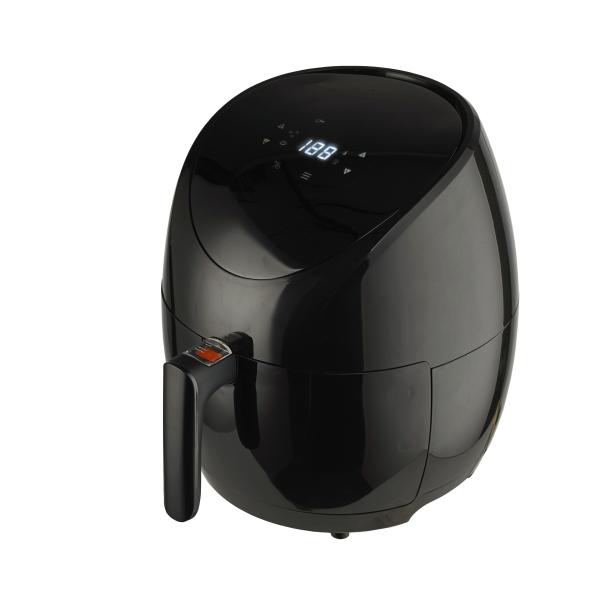 Buy LCD Hot Air Fryer 1500w , Oil  Free Black Air Fryer For Promotional at wholesale prices