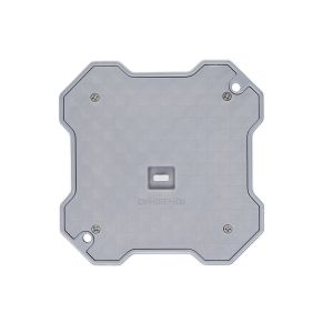 Waterproof Solar Powered Dock Lights LED Stair Step For Driveway 123*123*23 MM