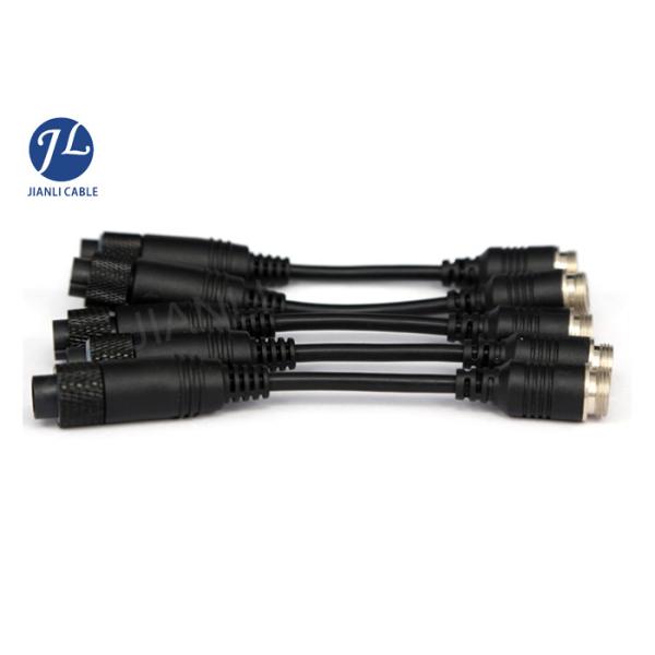 Buy Water Resistant Shielded Reverse Camera Cable With 4 Din Female To 6 Din Female Plug at wholesale prices